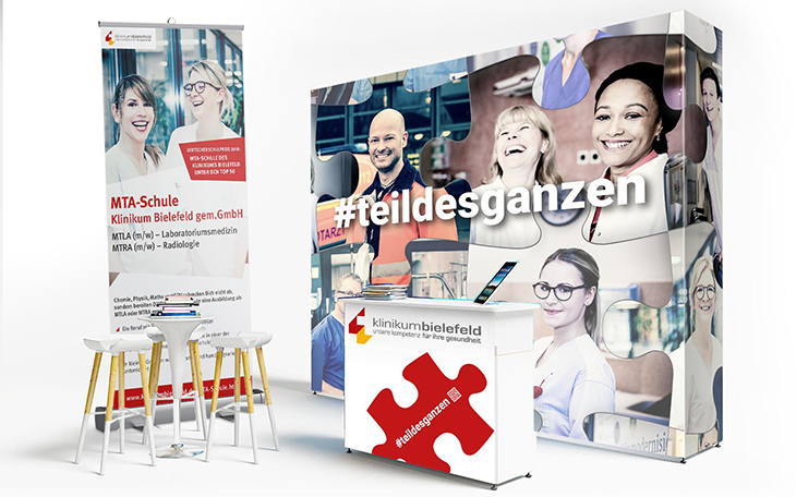 Mockup Messestand